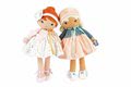 Bábika pre bábätká Valentine K Doll Tendresse Kaloo 25 cm vo hviezdičkových šatách z jemného textilu v darčekovom balení od 0 mes