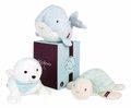 Plyšová veľryba Lollipop Whale Les Amis Kaloo šedá 25 cm z jemnej plyše v darčekovej krabičke od 0 mes