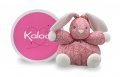 Plyšový zajačik Petite Rose-Chubby Rabbit Kaloo 18 cm v darčekovom balení pre najmenších ružový