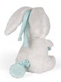 Plyšový zajačik s melódiou My Musical Rabbit Home Kaloo šedý 16 cm z jemnej plyše a 'Brahms Lullaby' hudbou od 0 mes