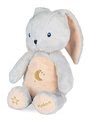 Plyšový zajačik nočné svetlo My Rabbit Nightlight Home Kaloo šedo-krémový 22 cm so svetlom z jemnej plyše od 3 mes