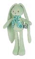 Bábika zajačik s dlhými uškami Doll Rabbit Aqua Lapinoo Kaloo zelený 25 cm z jemného materiálu v darčekovej krabičke od 0 mes
