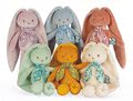Bábika zajačik s dlhými uškami Doll Rabbit Ochre Lapinoo Kaloo okrový 25 cm z jemného materiálu v darčekovej krabičke od 0 mes