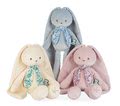 Bábika zajačik s dlhými uškami Doll Rabbit Cream Lapinoo Kaloo krémový 35 cm z jemného materiálu v darčekovej krabičke od 0 mes