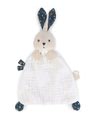 Textilný zajačik na maznanie Nature Rabbit Doudou K'doux Kaloo biely 20 cm z jemného materiálu od 0 mes