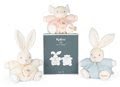 Plyšový zajačik Chubby Rabbit Perle Kaloo modrý 18 cm z mäkkého jemného materiálu od 0 mes