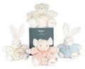 Plyšový zajačik Chubby Rabbit Perle Kaloo modrý 18 cm z mäkkého jemného materiálu od 0 mes