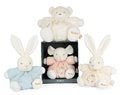 Plyšový zajačik Chubby Rabbit Perle Kaloo modrý 18 cm z mäkkého jemného materiálu od 0 mes