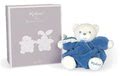 Plyšový medveď Chubby Bear Ocean Blue Plume Kaloo modrý 18 cm z jemného mäkkého materiálu v darčekovom balení od 0 mes