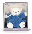 Plyšový medveď Chubby Bear Ocean Blue Plume Kaloo modrý 18 cm z jemného mäkkého materiálu v darčekovom balení od 0 mes