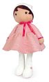 Bábika pre bábätká Rose K Doll XXL Tendresse Kaloo z jemného materiálu 80 cm v ružových pásikavých šatočkách od 0 mes
