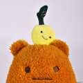 Plyšová príšerka s citrónom John Lemon MIAM! Doudou et Compagnie oranžová 40 cm od 0 mes KI4622