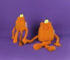 Plyšová príšerka s citrónom John Lemon MIAM! Doudou et Compagnie oranžová 60 cm od 0 mes KI4623
