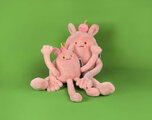 Plyšová príšerka s reďkovkou Billie Radish MIAM! Doudou et Compagnie modrá 60 cm od 0 mes KI4626