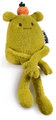 Plyšová príšerka s pomarančom Laurent Jade MIAM! Doudou et Compagnie zelená 40 cm od 0 mes KI4631