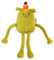 Plyšová príšerka s pomarančom Laurent Jade MIAM! Doudou et Compagnie zelená 60 cm od 0 mes KI4632