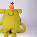 Plyšová príšerka s pomarančom Laurent Jade MIAM! Doudou et Compagnie zelená 60 cm od 0 mes KI4632