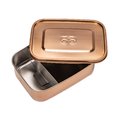 Box na desiatu Lunchbox Rose Gold Jeune Premier 100% nehrdzavejúca oceľ luxusné prevedenie 21*16 cm