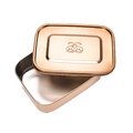 Box na desiatu Lunchbox Rose Gold Jeune Premier 100% nehrdzavejúca oceľ luxusné prevedenie 21*16 cm