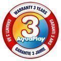 Doplnkové diely Aquaplay rovná časť k vodným dráham, set 2 kusov s tesnením