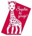 Drevené písmeno U Sophie The Giraffe Janod lepiace 7 cm oranžové/ružové od 3 rokov