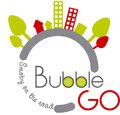 Odrážadlo Bubble Go 2v1 Smoby so slnečníkom a elektronickým volantom červeno-zelené od 6 mes