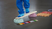 Piatra de echilibru pentru întărirea picioarelor și a echilibrului Lastúry MUFFIK bej