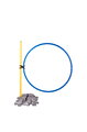 Cerc activ pentru antrenament de coordonare și flexibilitate MUFFIK diametru 60 cm, albastru
