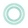 Set de inele aruncabile active pentru dezvoltarea coordonării MUFFIK 2 bucăți, diametru 11,5 cm, roz pastel