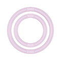 Set de inele aruncabile active pentru dezvoltarea coordonării MUFFIK 2 bucăți, diametru 11,5 cm, roz pastel