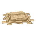 Suport ortopedic pentru prevenție și reabilitare a bolții căzute Kmene, dur MUFFIK maro