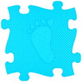 Covor activ pentru dezvoltarea mișcării Picior stâng MUFFIK bej pentru stimularea tălpilor bej
