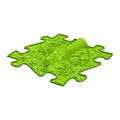 Suport ortopedic extensie Cap de șarpe dur MUFFIK verde
