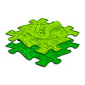 Suport ortopedic pentru extensie „Coada șarpelui” dur, verde MUFFIK verde