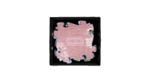 Cutie de depozitare pentru perne ortopedice, mică MUFFIK roz pastel, capacitate 30 kg, 35*35*35 cm