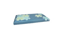Cutie de depozitare pentru perne ortopedice, mare MUFFIK turcoaz, capacitate 30 kg, 70*35*35 cm