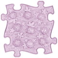 Set de plăcuțe ortopedice pentru o dezvoltare sănătoasă a piciorului Think Pink MUFFIK 11 piese roz și mov