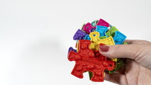 Set senzorických MUFFIK NANO puzzlíků - Duha 