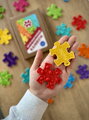 Set senzorických MUFFIK NANO puzzlíků - Duha 