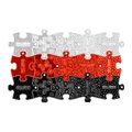 Set senzorických MUFFIK NANO puzzlíků - Černá na bílé 