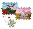 MUFFIK Everlasting Puzzle - Dinosauři/Pravěk T-Rex/Prehistorický muž 