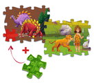 MUFFIK Everlasting Puzzle - Dinosauři/Pravěk T-Rex/Prehistorický muž 