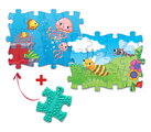 Puzzle senzorial Everlasting Lumea subacvatică și Insecte MUFFIK pentru dezvoltarea motricității fine Raja și Omida