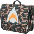 Školská aktovka Schoolbag Paris Large Camo Shark Jack Piers ergonomická luxusné prevedenie od 6 rokov 38*32*15 cm