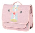 Školská aktovka Schoolbag Paris Large Flamingo Jack Piers ergonomická luxusné prevedenie od 6 rokov 32*15*38 cm
