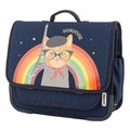 Školská aktovka Schoolbag Paris Large Paris Cat Jack Piers ergonomická luxusné prevedenie od 6 rokov 32*15*38 cm