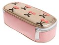 Školský peračník Pencil Box Cherry Pompon Jeune Premier ergonomický luxusné prevedenie 22*7 cm