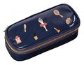 Penar școlar Pencil Box Jewellery Box Navy Jeune Premier design ergonomic de lux 22*7 cm