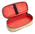 Penar școlar Pencil Box Raffia Cherry Jeune Premier design ergonomic de lux 22*7 cm