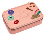 Penar școlar umplut Pencil Box Filled Lady Gadget Pink Jeune Premier design ergonomic, luxos 20*7 cm